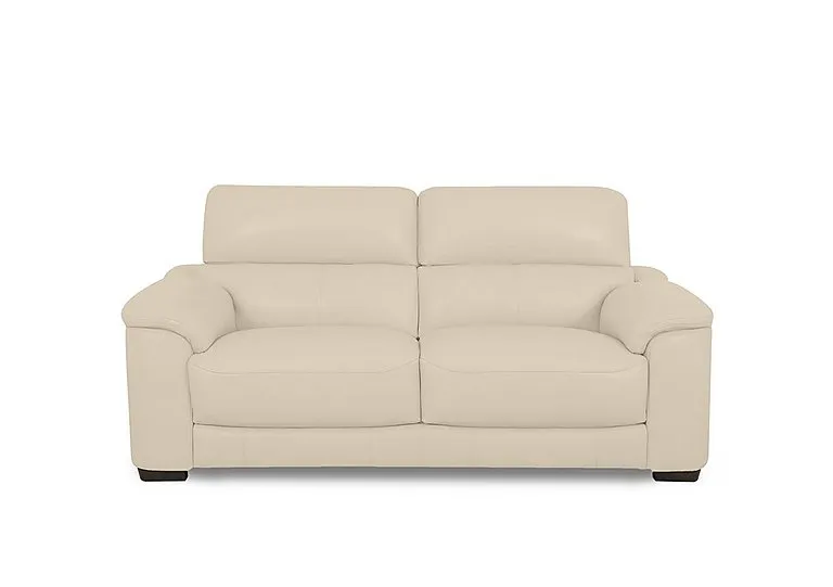 Nova Leather 2 Seater Sofa - BV Bisque