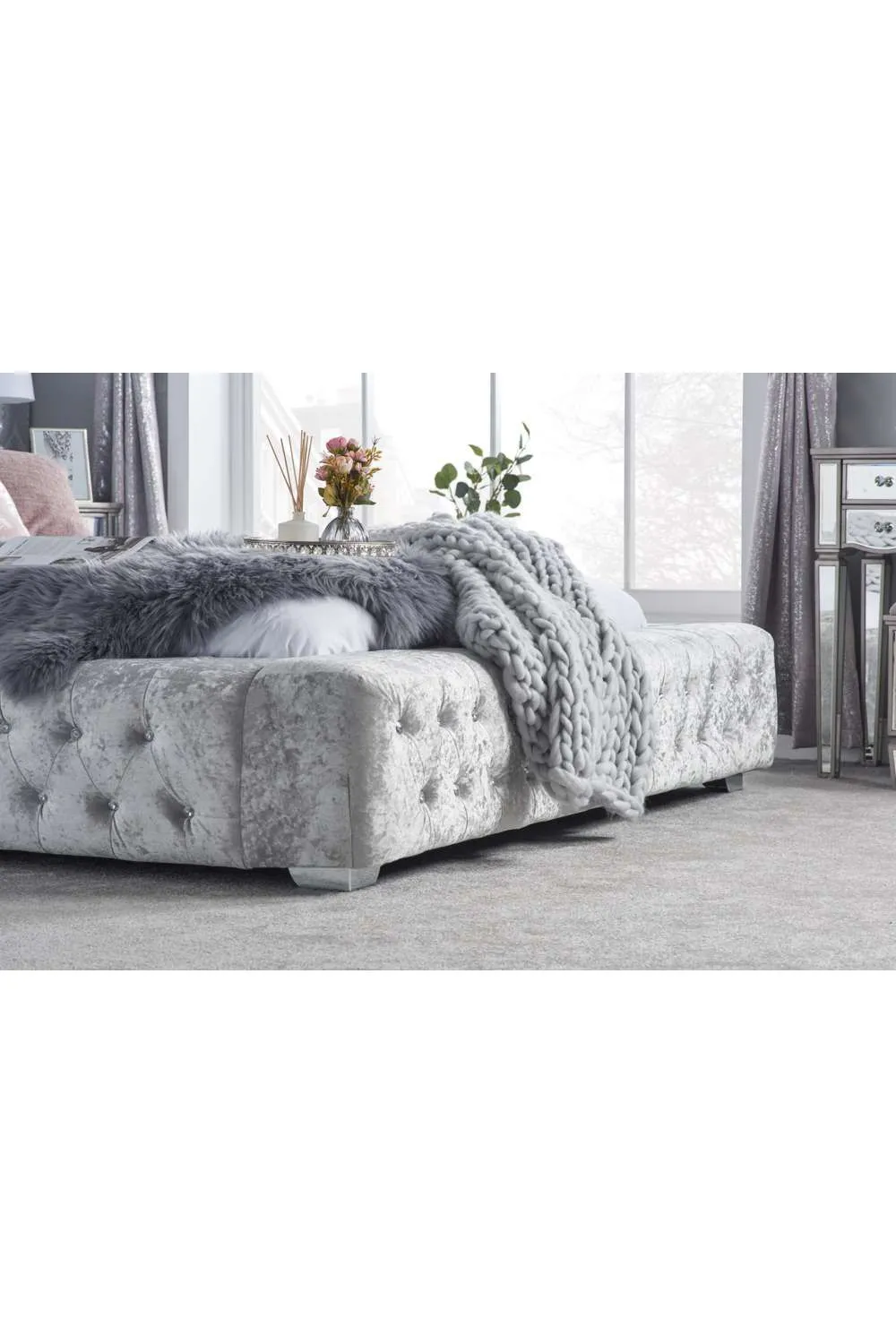 Birlea Grande Bed in Grey 3