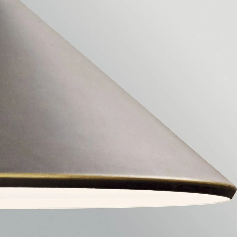 Netlighting Ripley Small Wall Lantern Old Bronze IP44 in Brown 5