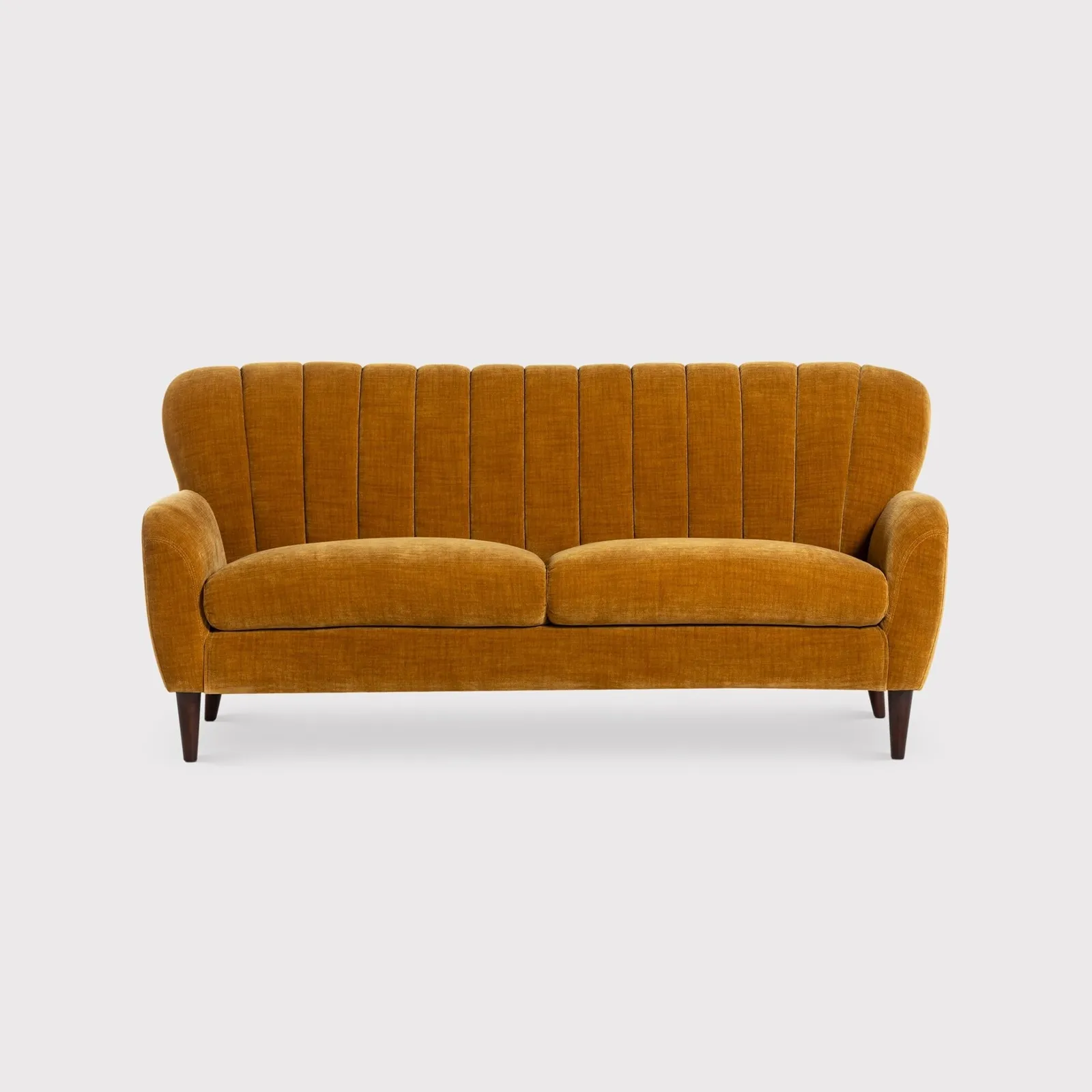 Aelin 3 Seater Sofa, Yellow Fabric | Barker & Stonehouse