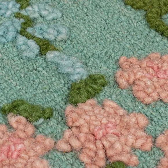 Country Garden Floral Wool Rug 2
