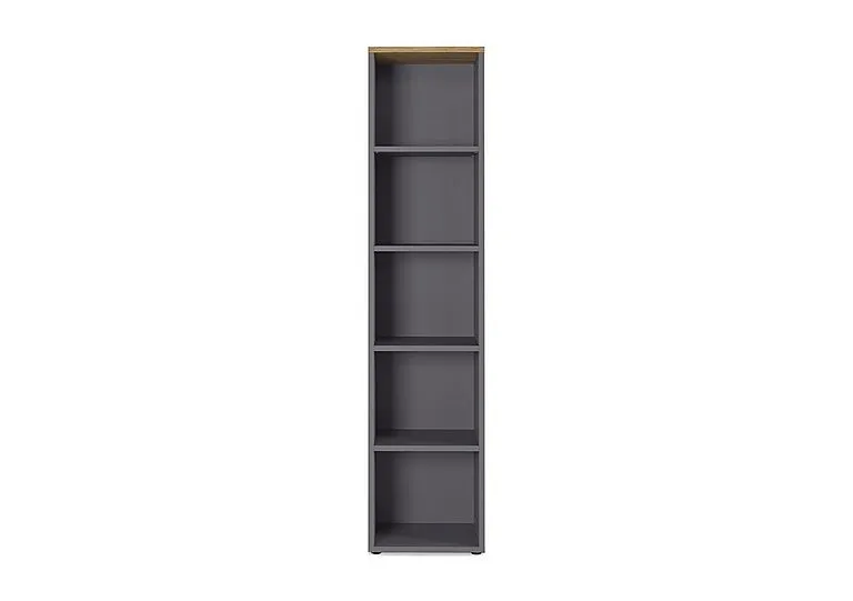 Agenda 5 Shelf Narrow Bookcase
