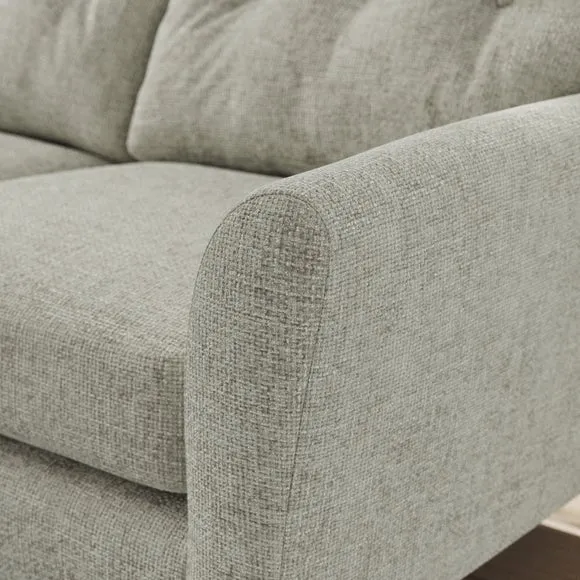 Sven Chunky Chenille Large Corner Chaise Sofa 5