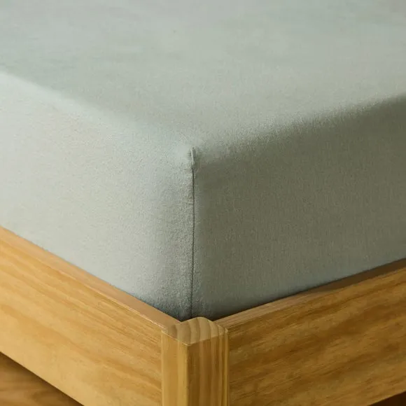 Simply Brushed Cotton 28cm Fitted Sheet 2