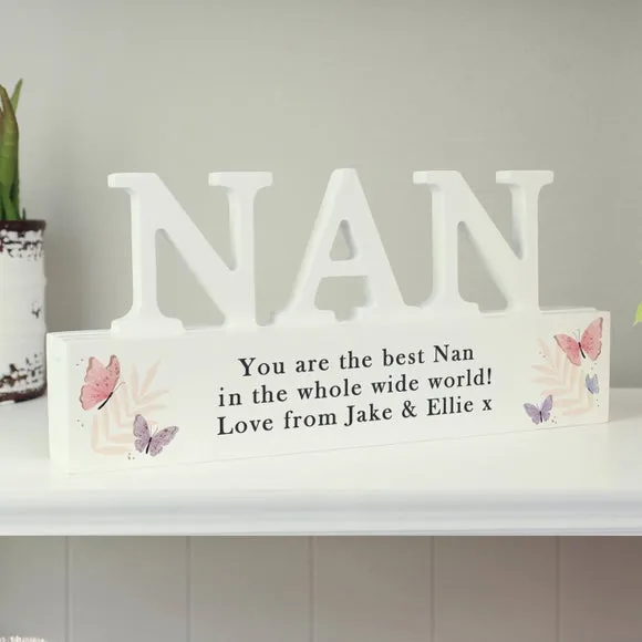 Personalised Butterfly Nan Ornament 3
