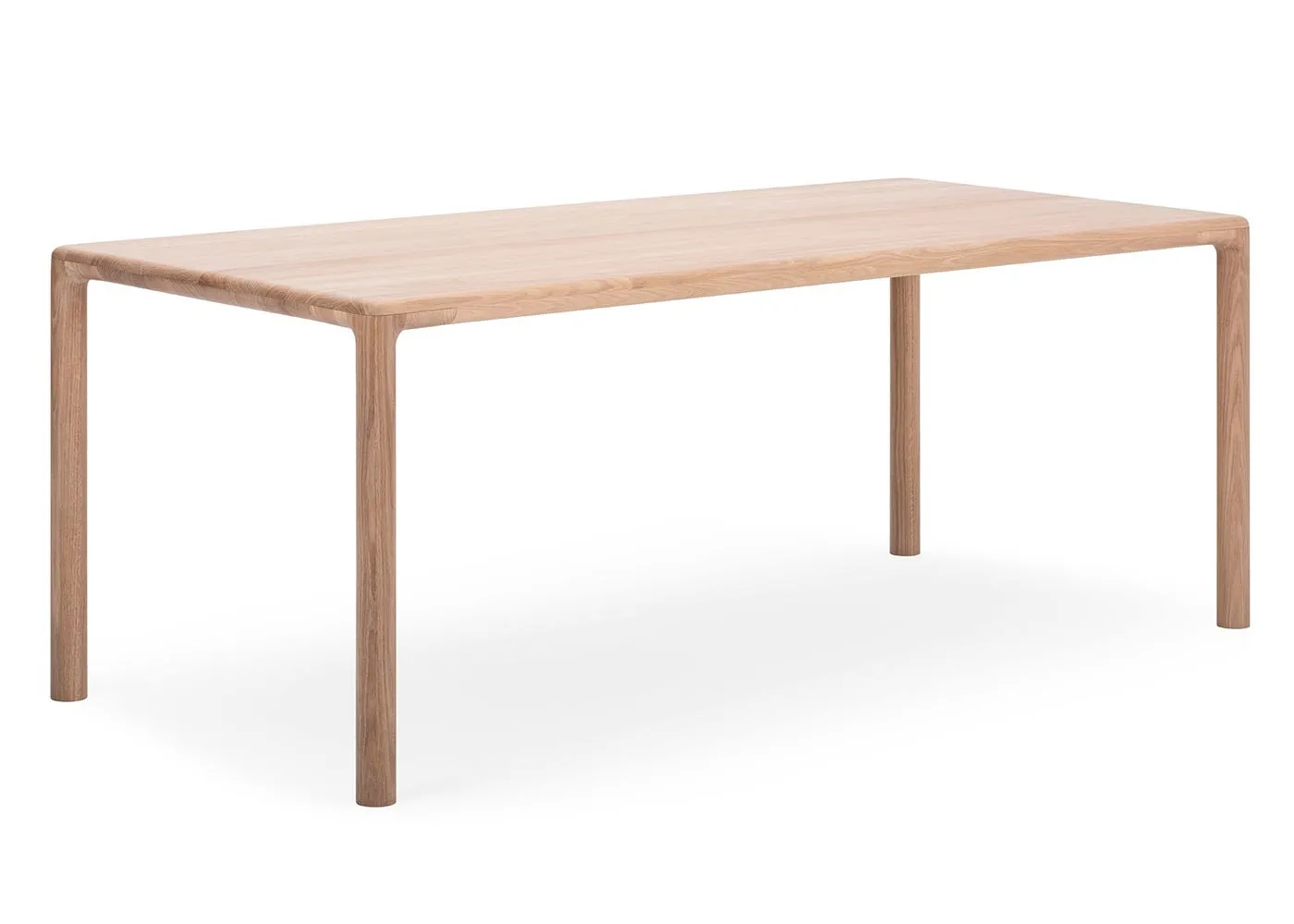 Gazzda Derven Table White Oiled Oak 200 x 90cm