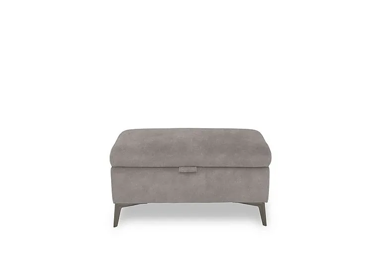 Ezra Fabric Storage Footstool - Dexter Stone