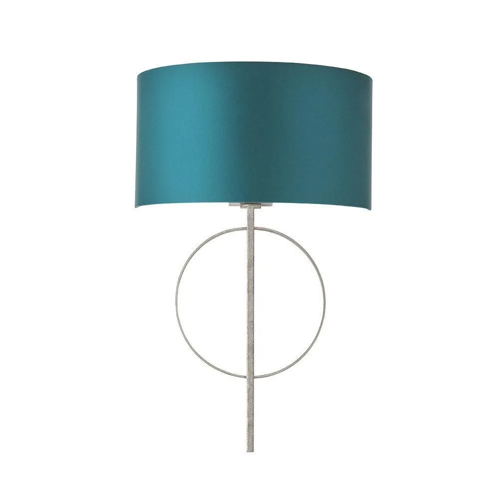 Netlighting 'TRENTO' Dimmable Stylish Contemporary Indoor Décor Fabric Wall Lamp in Silver 5