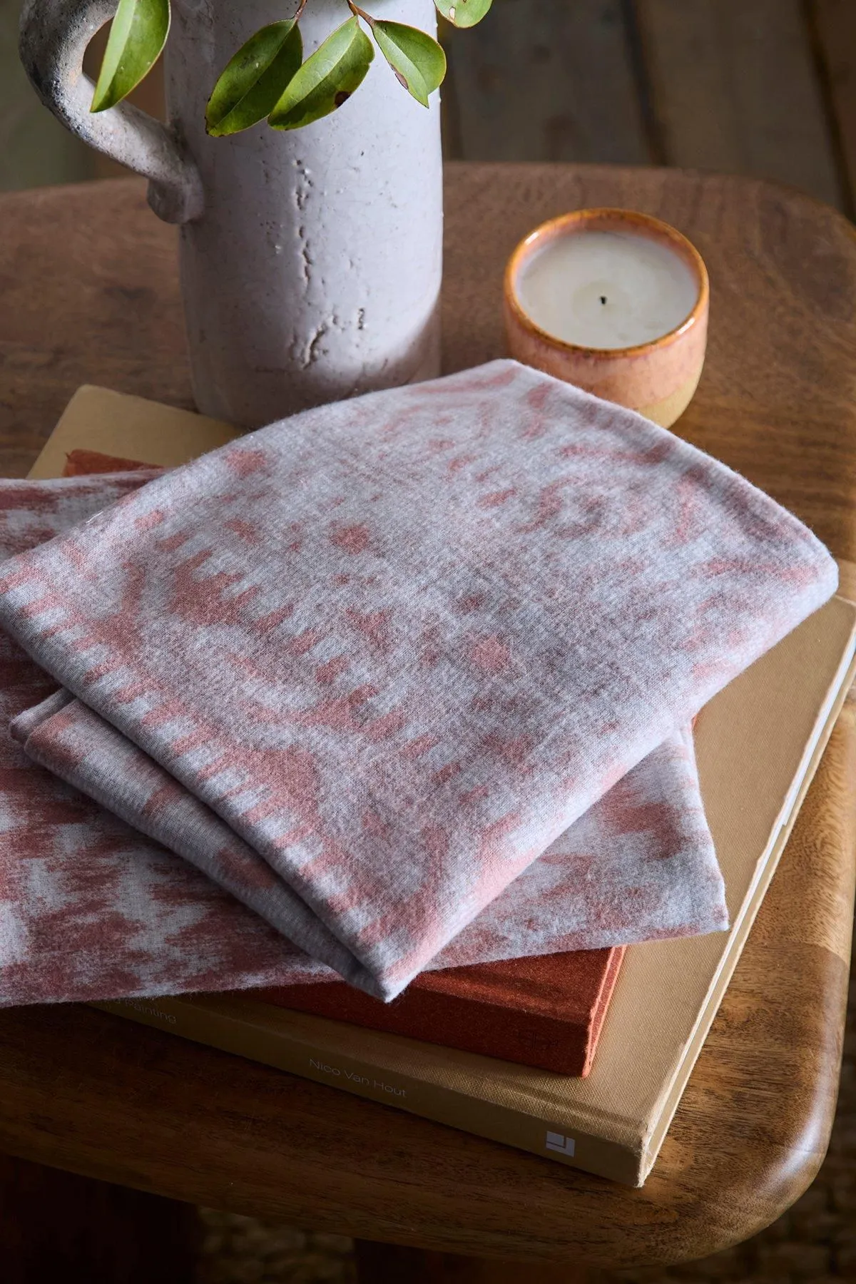 Appletree 'Bergen' 100% Brushed Cotton Duvet Cover Set in Terracotta 3