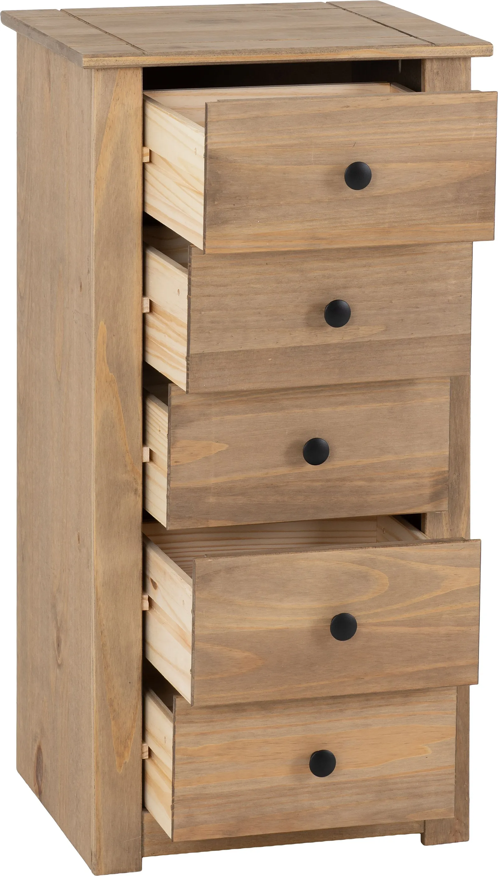 Seconique Panama 5 Drawer Chest in Natural 4