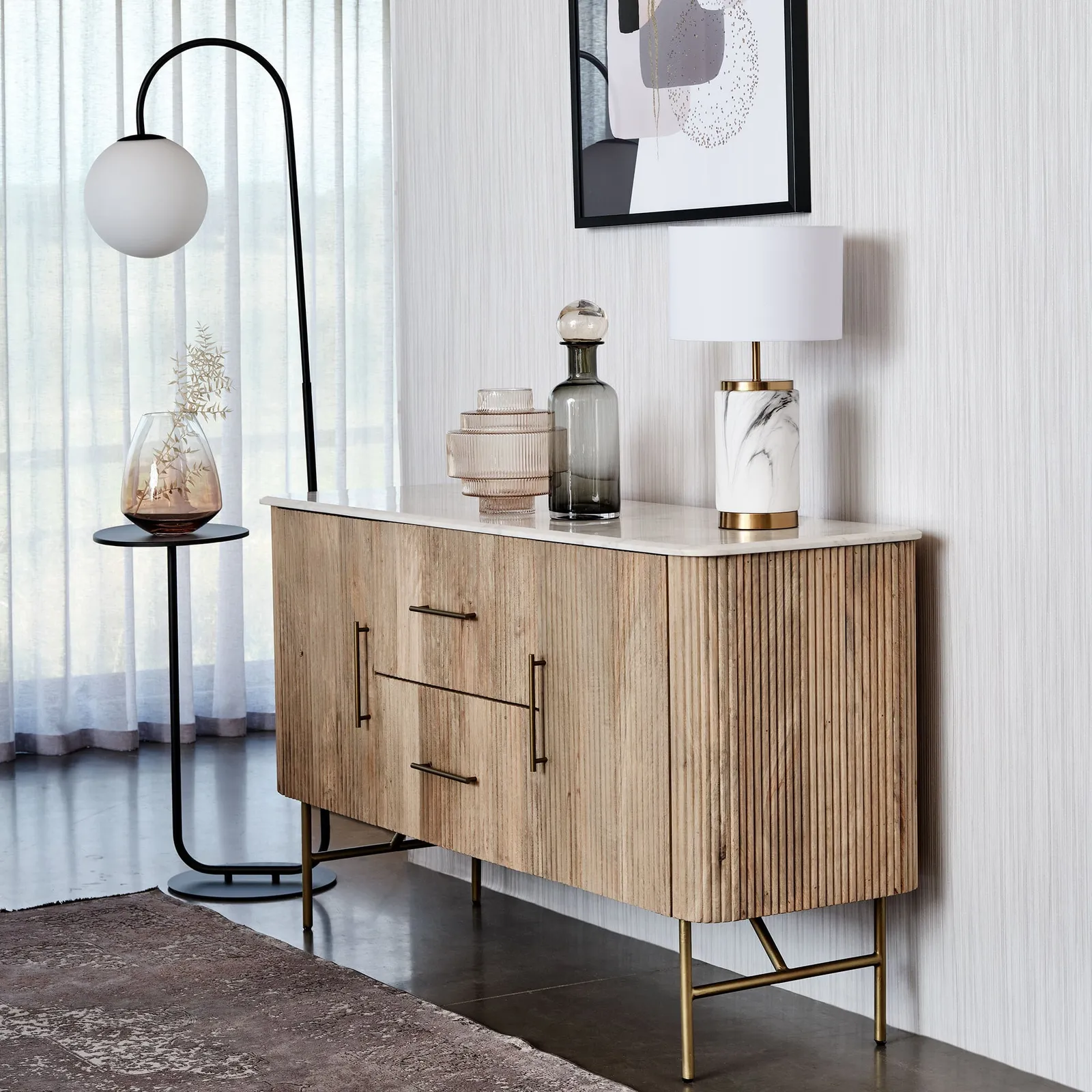 Fuji Sideboard, Neutral Wood | Barker & Stonehouse 3