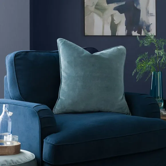 Clara Cotton Velvet Square Cushion 1