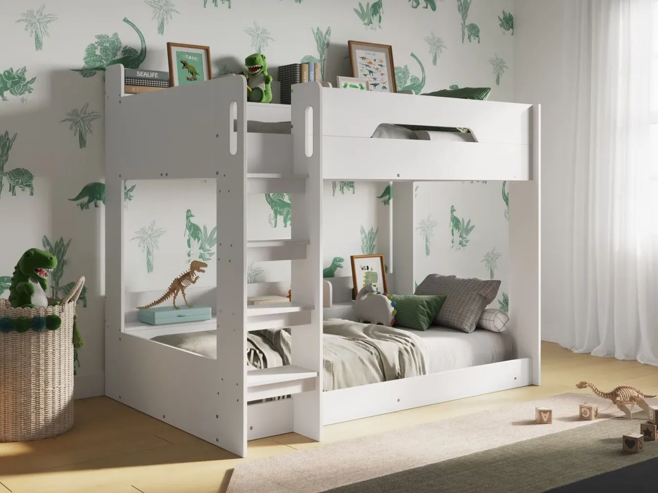 Flair Gravity Bunk Bed in White 1