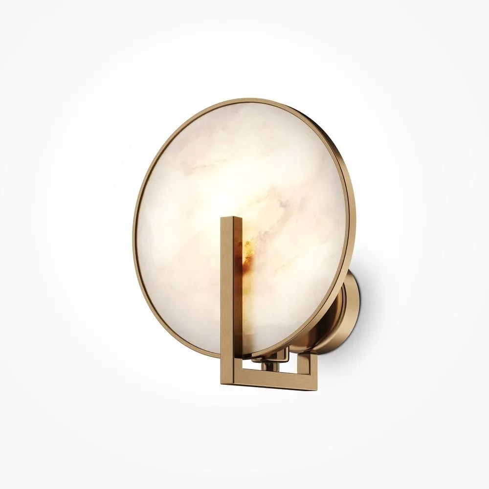 Netlighting Maytoni Marmo Modern Wall Lamp Gold E14