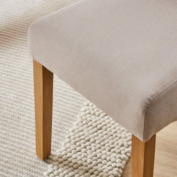 Ethan Set of 2 Dining Chairs, Fabric 4