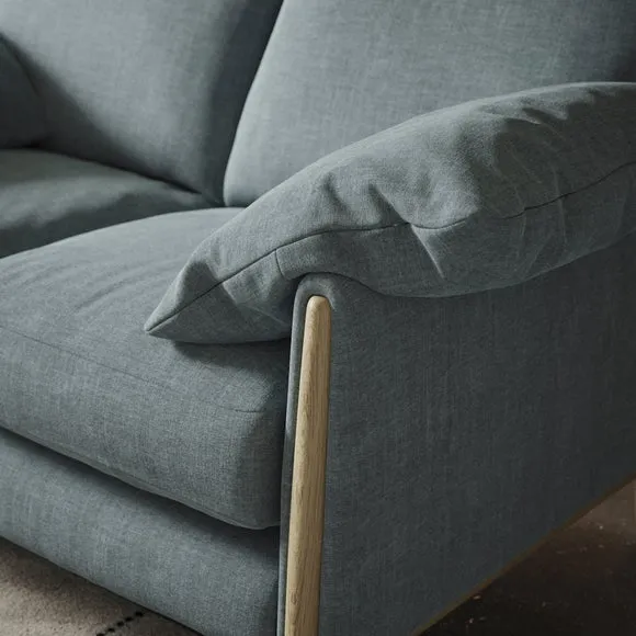 Hector Tonal Plush Chenille 2 Seater Sofa 2