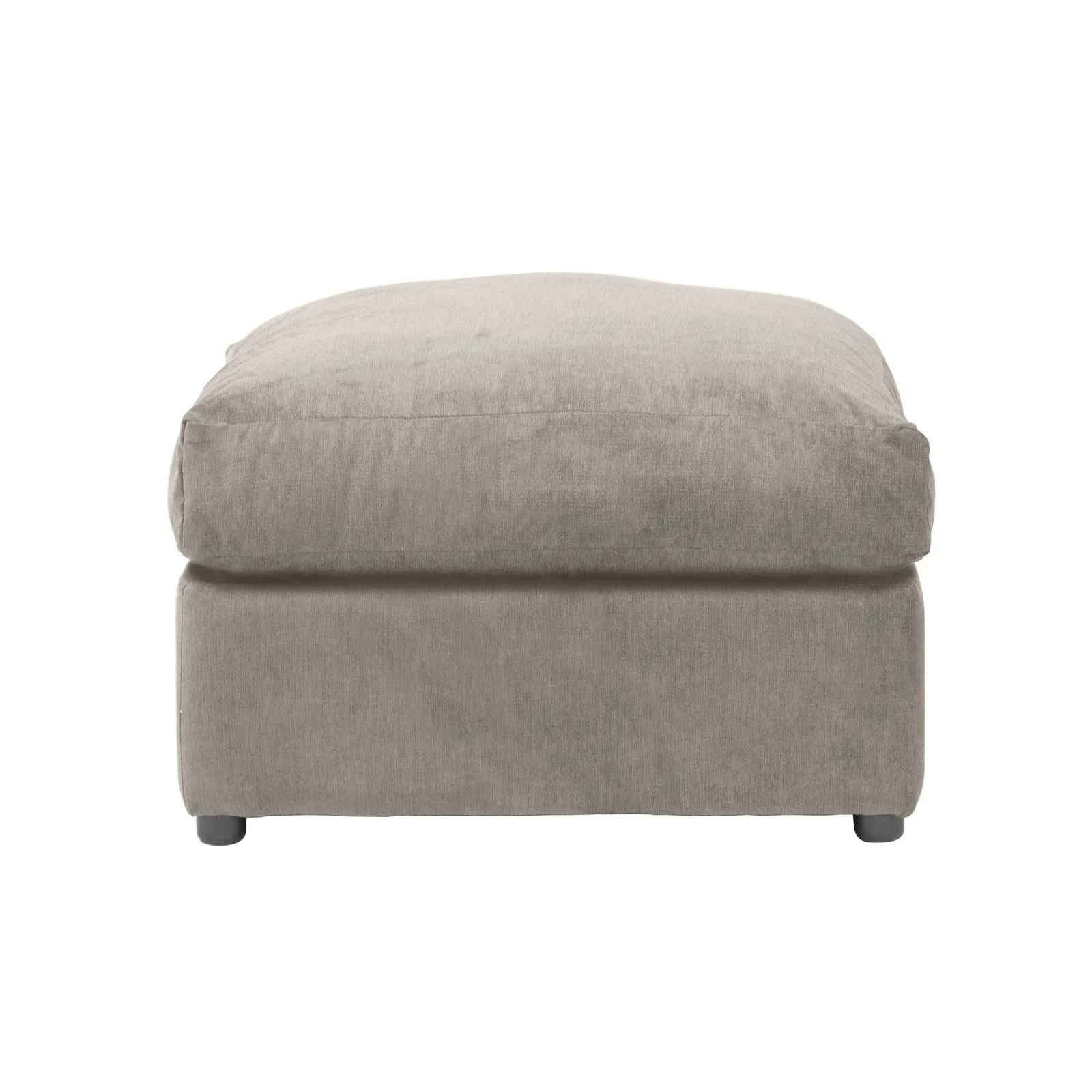 Washington Fabric Footstool Beige