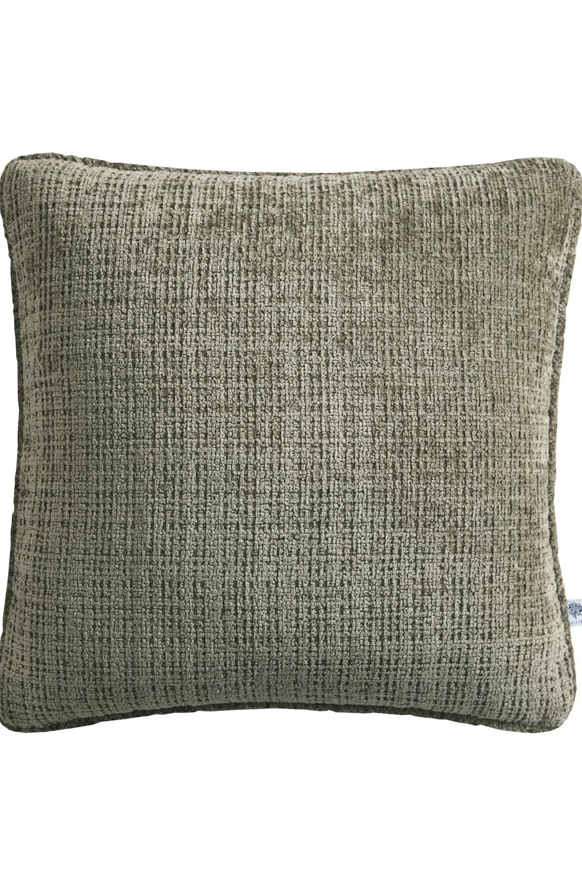 Appletree 'Alba' Textured Chenille Filled Cushion in Green 2
