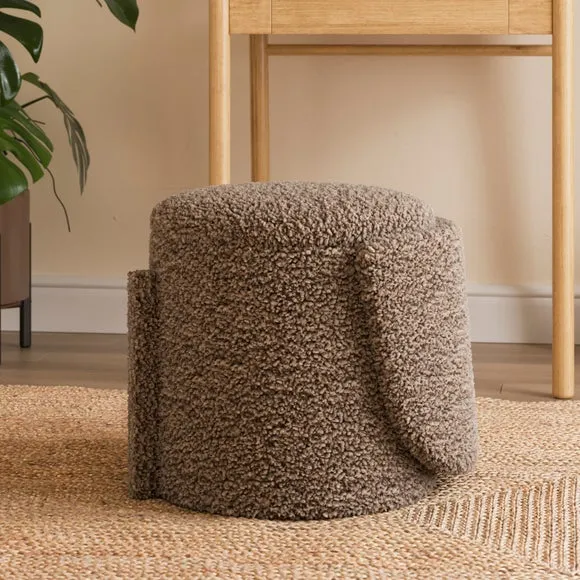 Sherpa Storage Footstool Chair 4