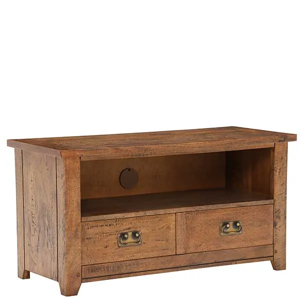 New Frontier Mango Wood Plasma TV Stand