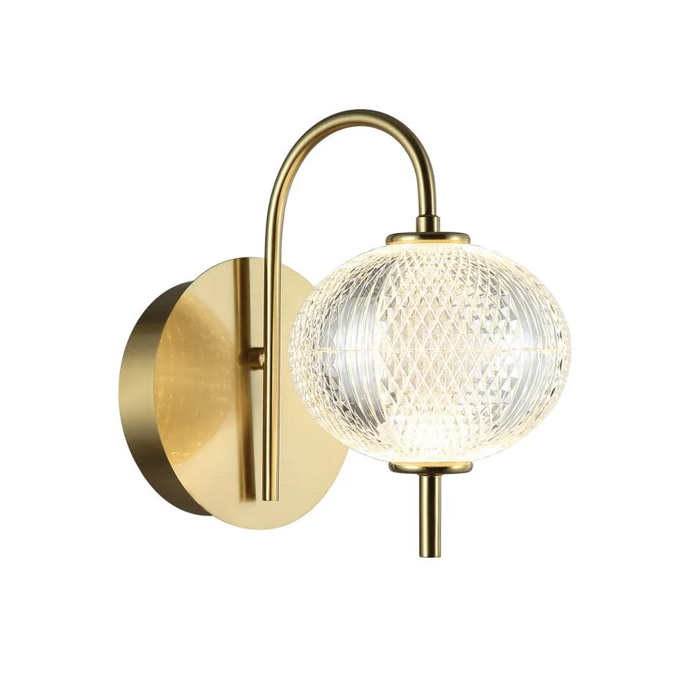 Netlighting Lazie Wall Lamp Gold 3000K Warm White 2