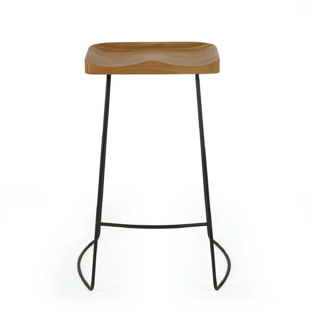 netfurniture Hampton Bar Stool (Set of 2) in Brown 5