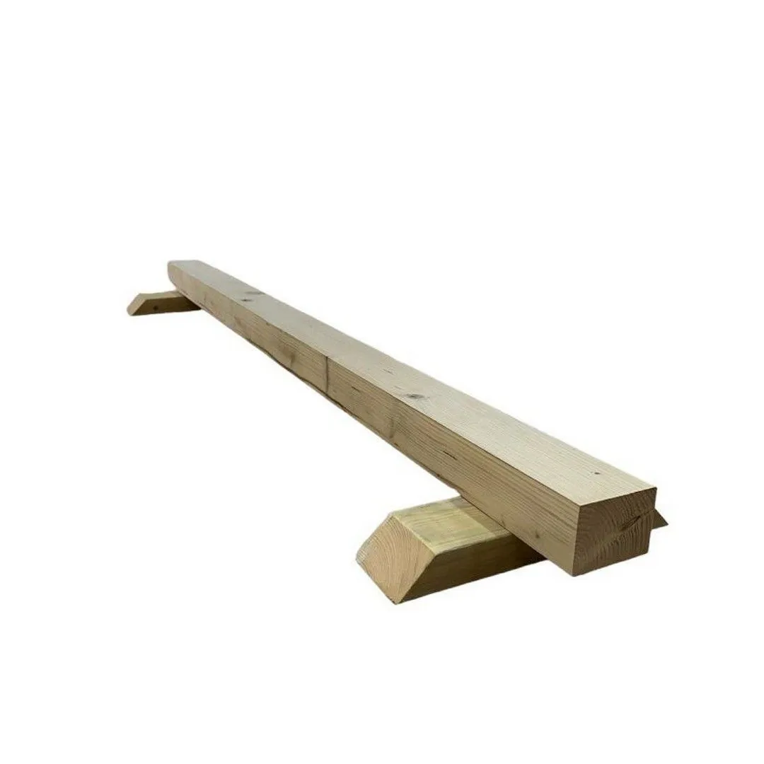 Buttercup Farm Children's Straight Balance Beam Walking Bar - L180 x W30 x H12 cm in Brown