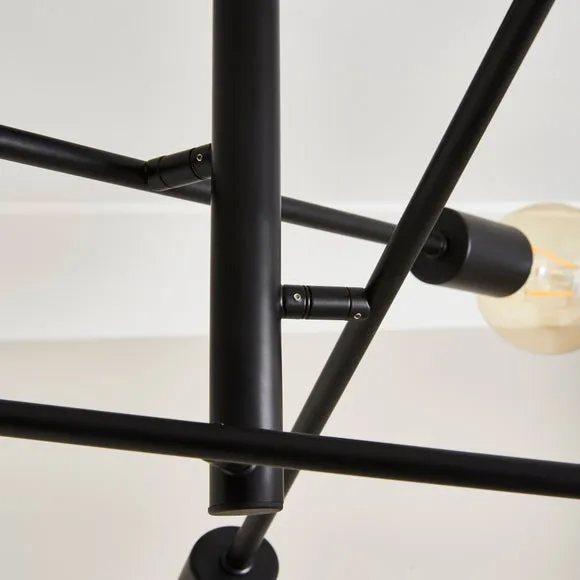 Elements Koppla 6 Light Semi Flush Ceiling Light 3