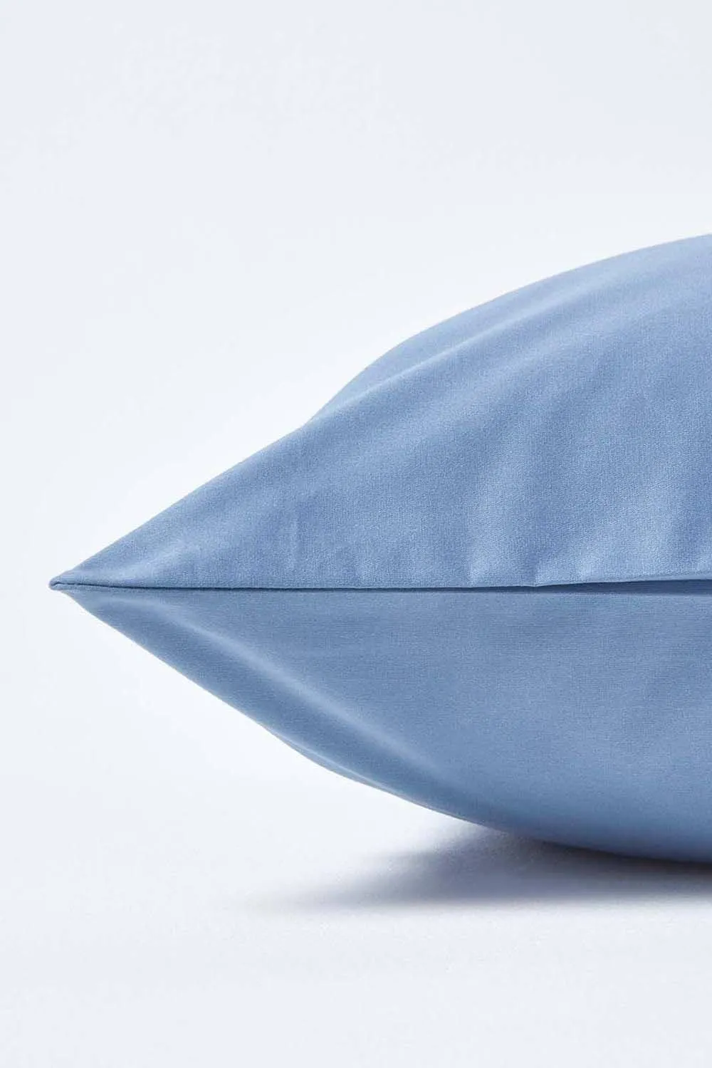 Homescapes Continental Egyptian Cotton Pillowcase 1000 TC, 60 x 60 cm in Blue 2