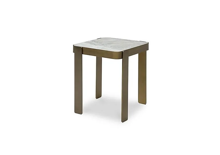 Bronze Square Lamp Table