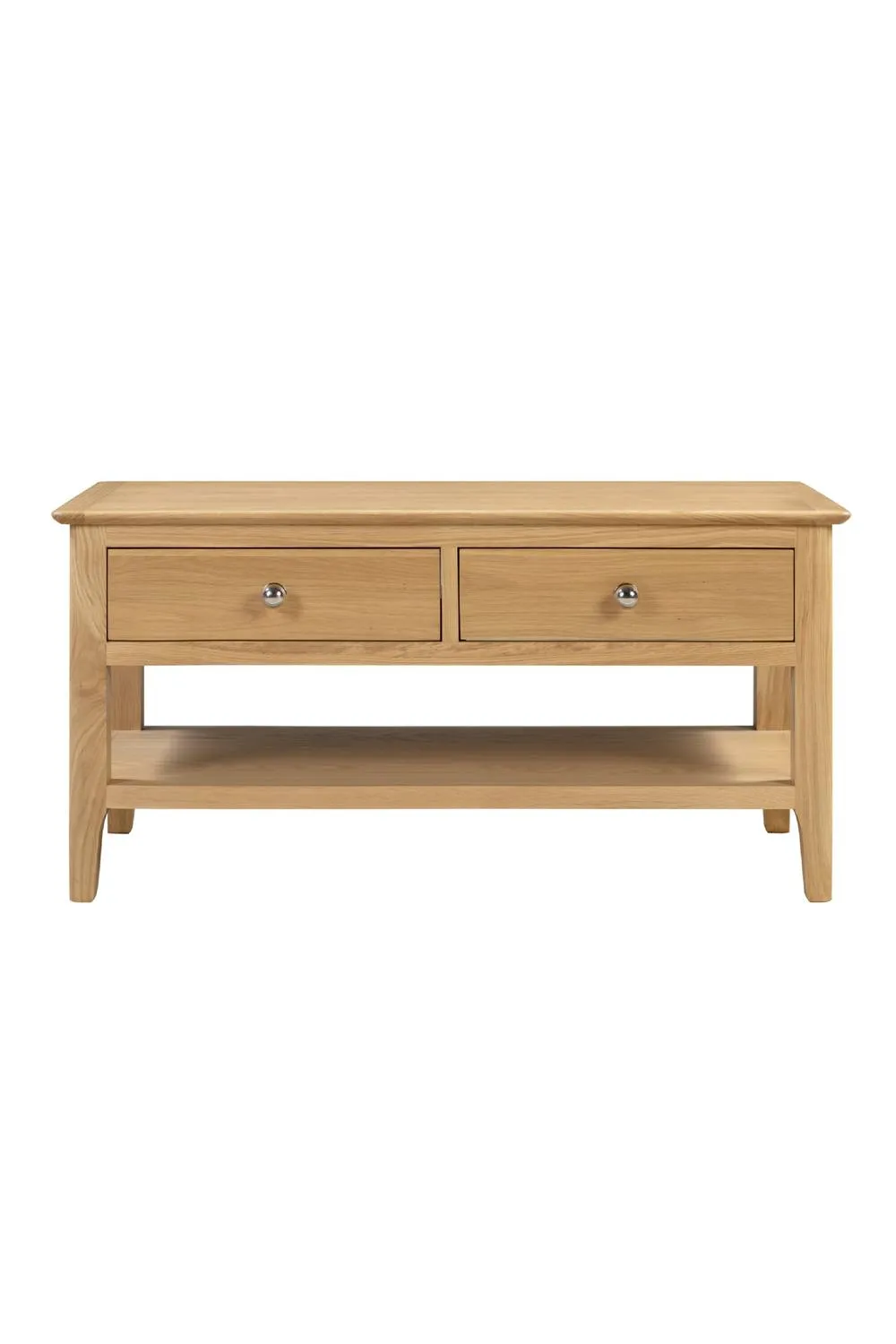 Julian Bowen Cotswold Rectangular Coffee Table with 2 Drawers in Light Oak 5