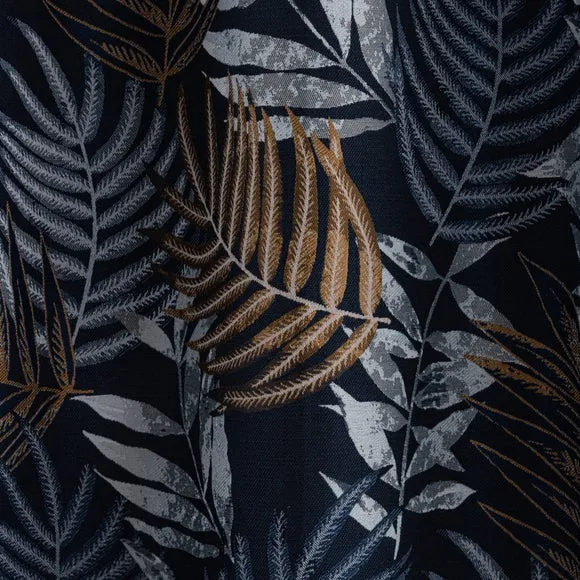 Leaf Jacquard Eyelet Curtains 3
