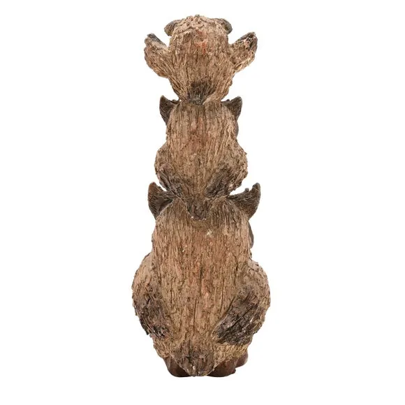 Country Living Stack Of Owls Ornament 5