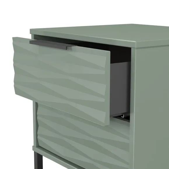 Tuxford 2 Drawer Bedside Table 6