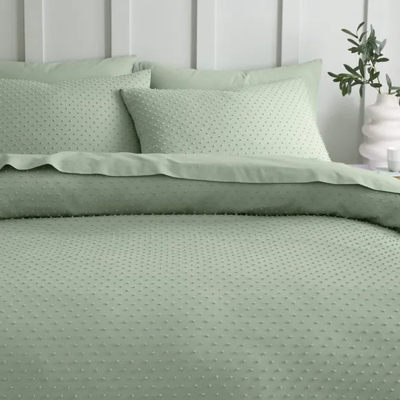 Valley Clipped Jacquard Duvet Cover & Pillowcase Set 3