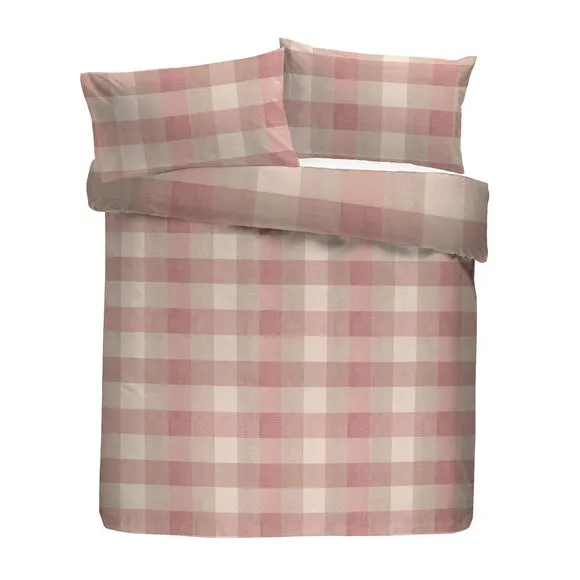 Appletree Ashford Check 100% Brushed Cotton Duvet Cover & Pillowcase Set 5