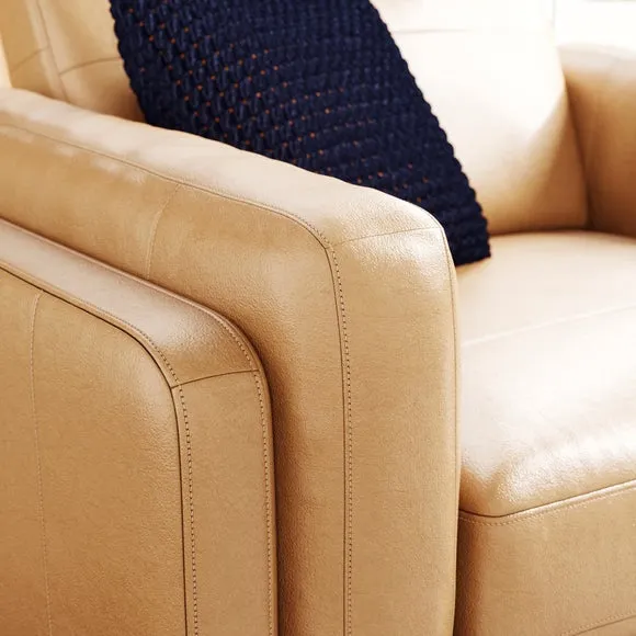 Newton Vintage Leather Snuggle Chair 5
