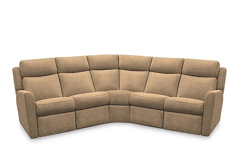 Wren Large Fabric Corner Sofa - Boucle Cocoa