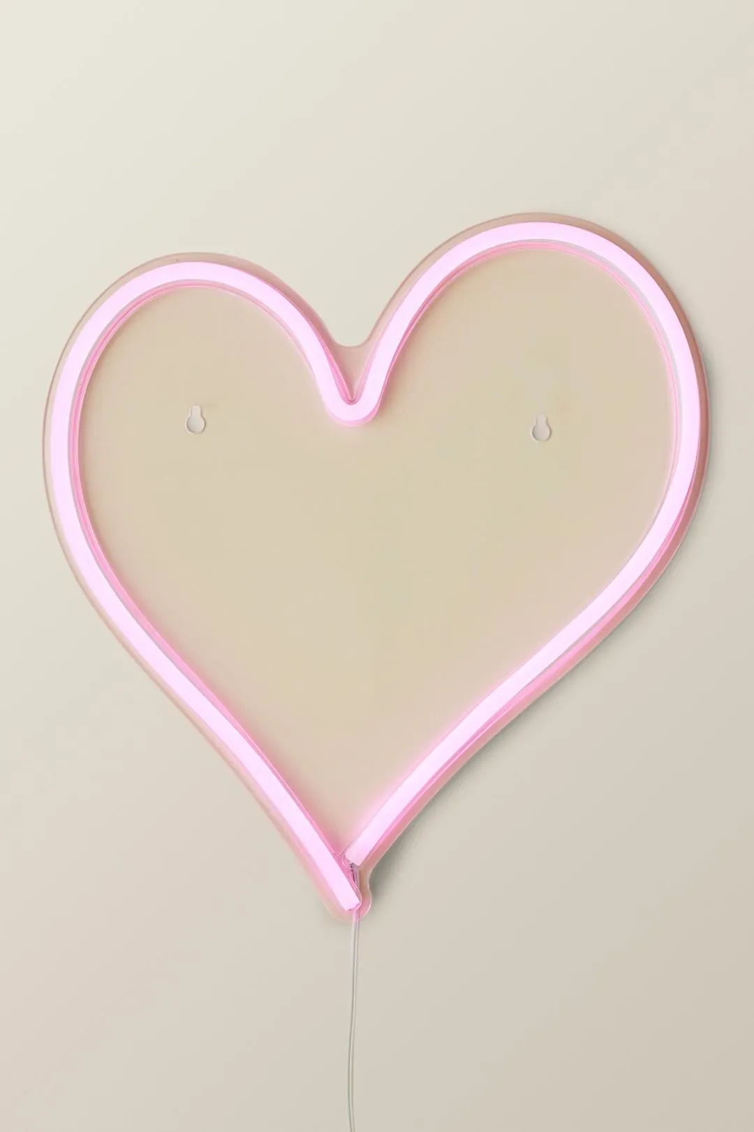 ValueLights Heart Neon Pink Light Decoration 3