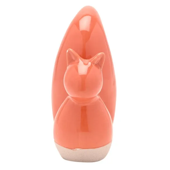Country Living Orange Ceramic Squirrel Ornament 3