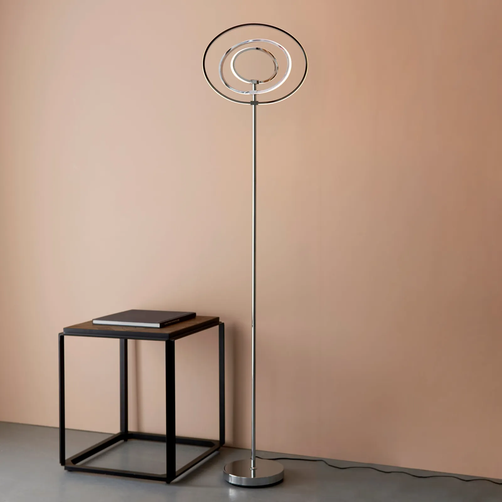 Vogue Atoka Integrated LED Floor Lamp Chrome