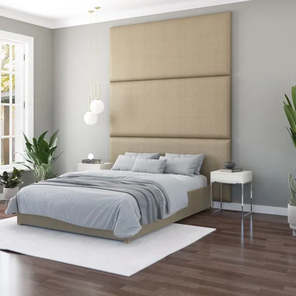 Hanging Wall Panel Dual Mount Eire Linen Headboard 3