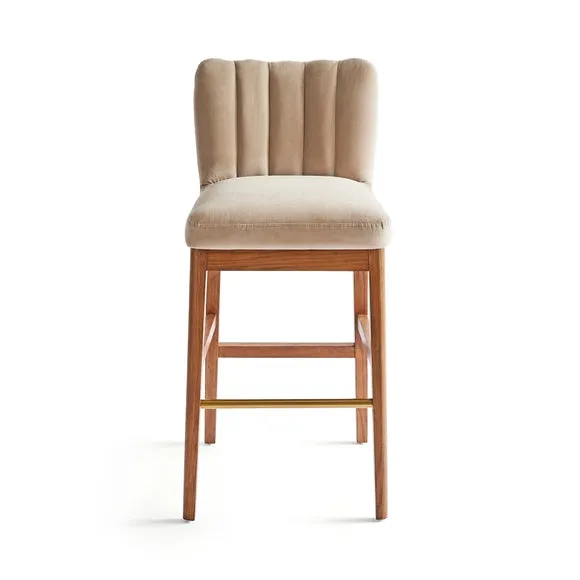 Delilah Bar Stool, Velvet 5