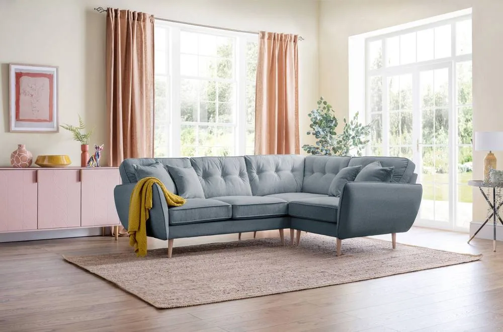 The Great Sofa Company Ailis 2 Corner 1 Faro Denim in Blue