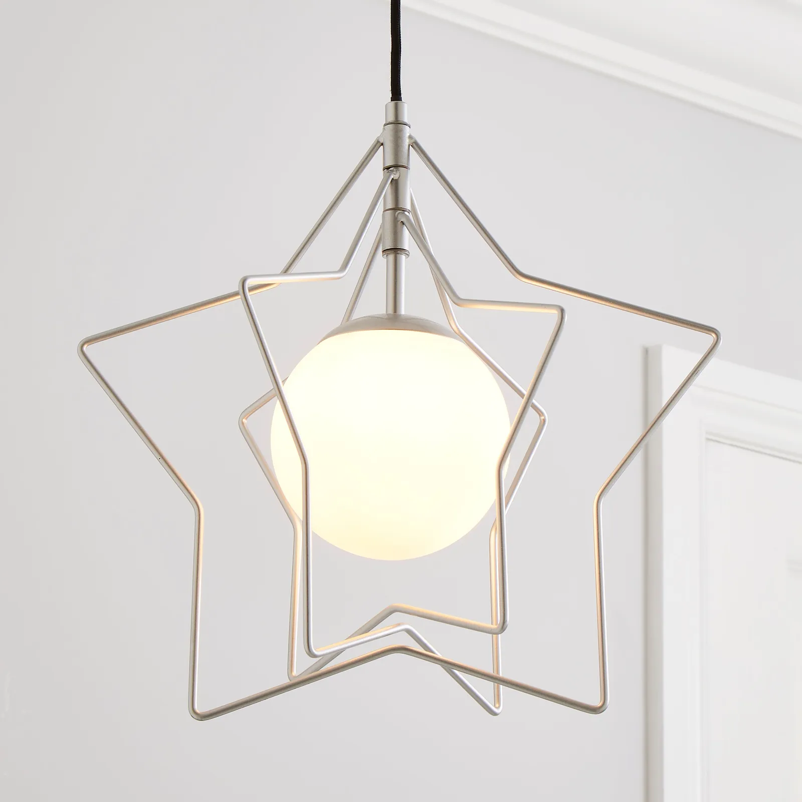 Star Ceiling Fitting Silver