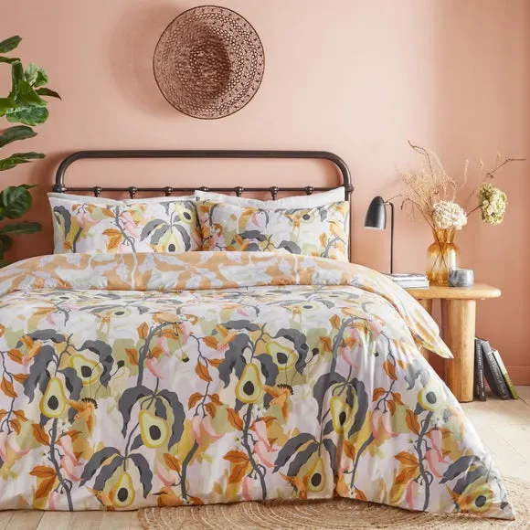 Furn Huerta Tropical Double Duvet Cover Set Mango, Multi 3