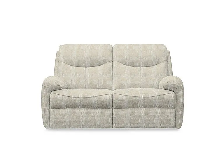 Amesbury Fabric 2 Seater Power Recliner Sofa with Power Headrest, Power Lumbar and Heated Seats - Faro Mist