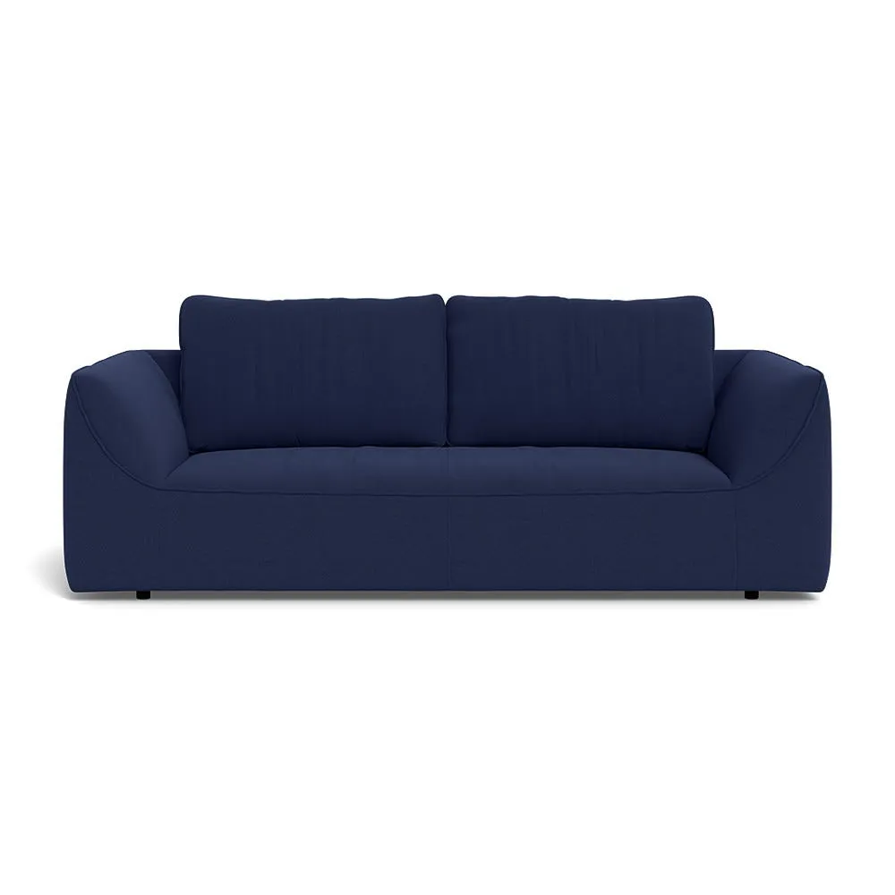 Heal's Morven 3 Seater Sofa Melton Wool New Navy 1