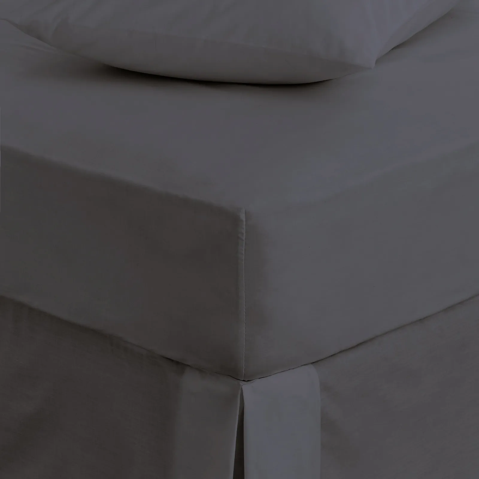 Hotel Wenden 400 Thread Count Cotton Fitted Sheet Charcoal
