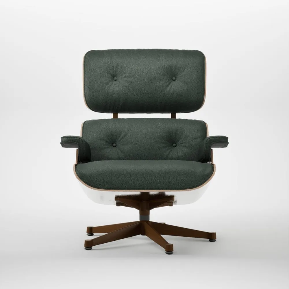 Eames Lounge Chair Cherry Natural Contemporary L50 59 Jade Polished Base 05 2